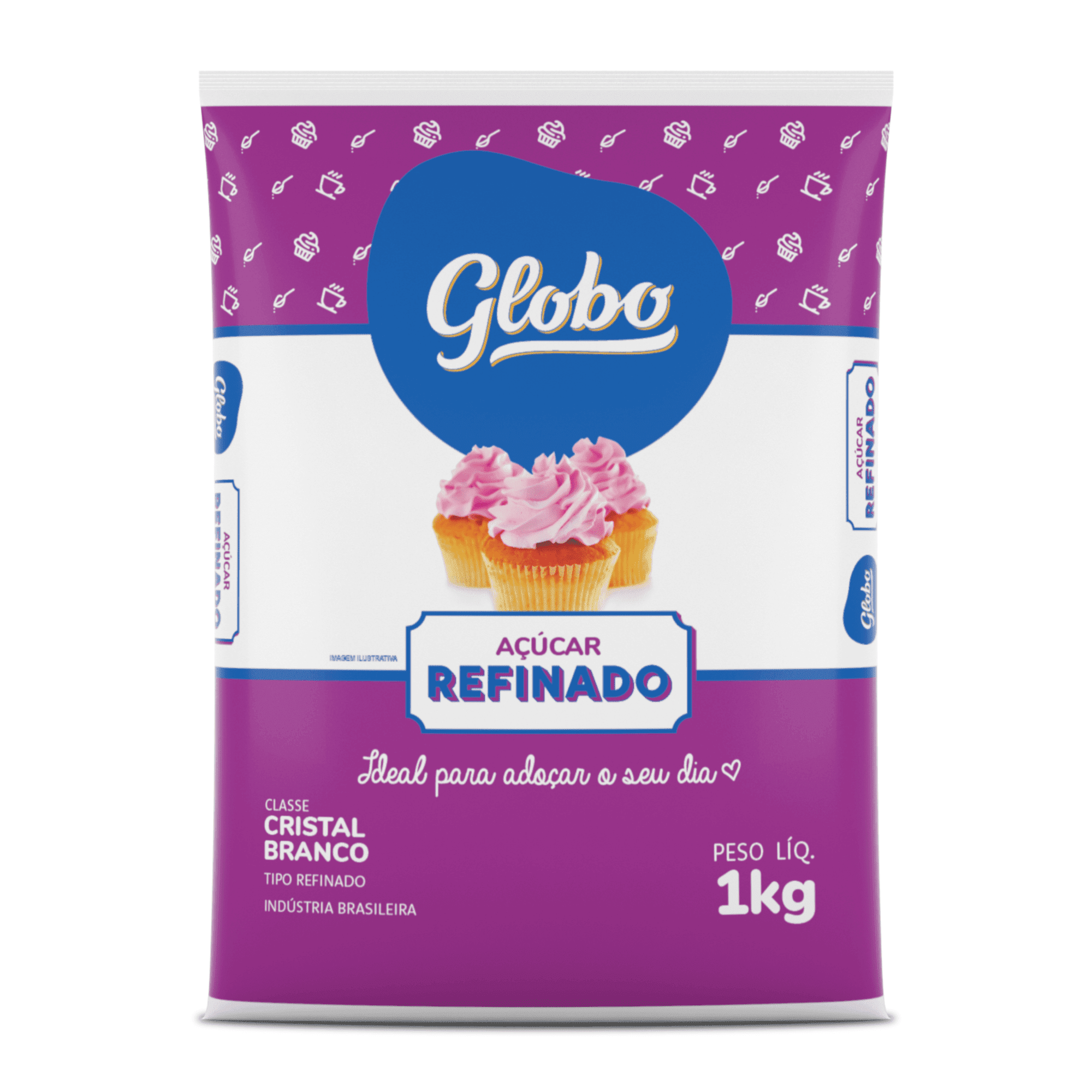 Açúcar Refinado Globo 1kg Açúcar Refinado Globo 1kg