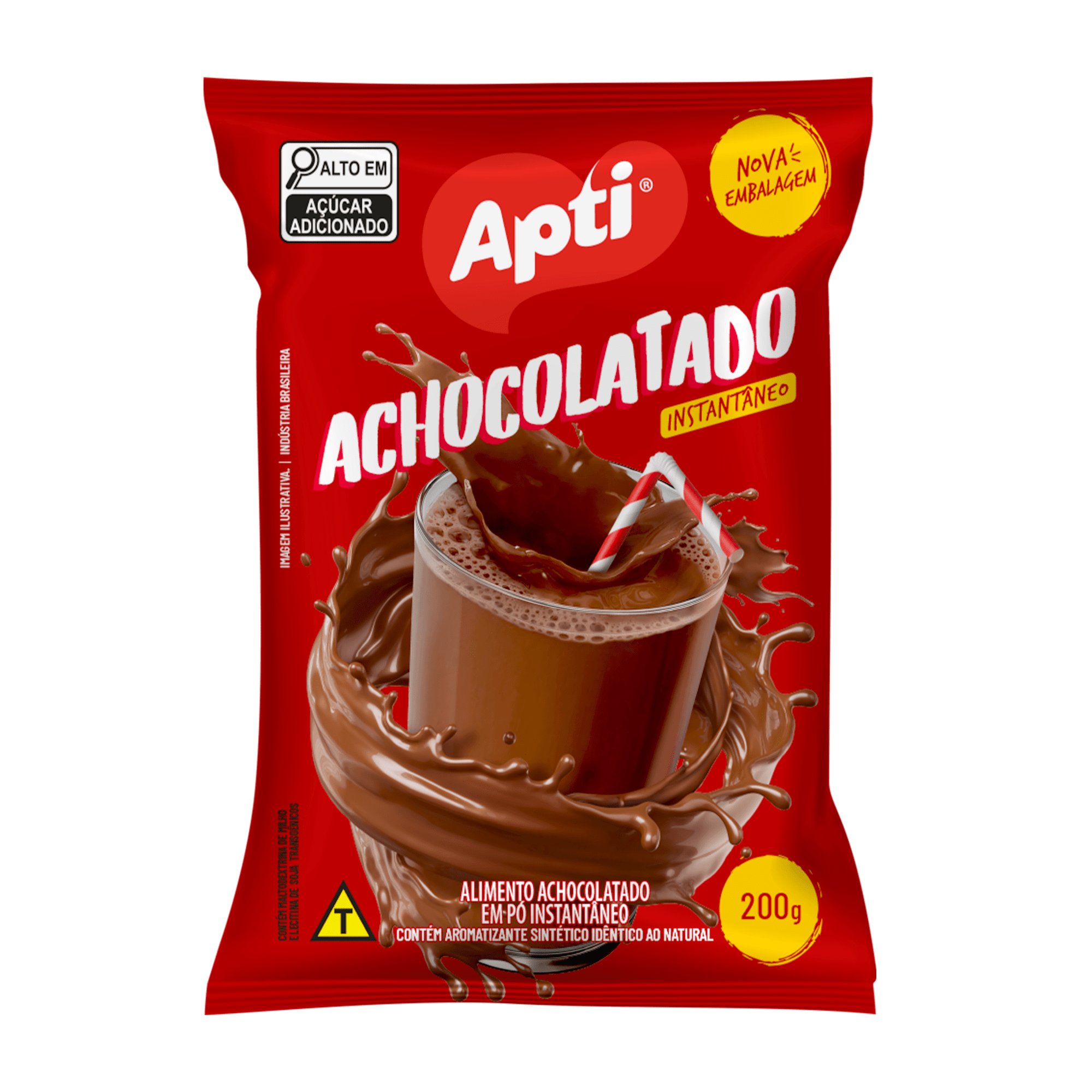 Achocolatado em Pó Apti Instantâneo 200g Achocolatado em Pó Apti Instantâneo 200g