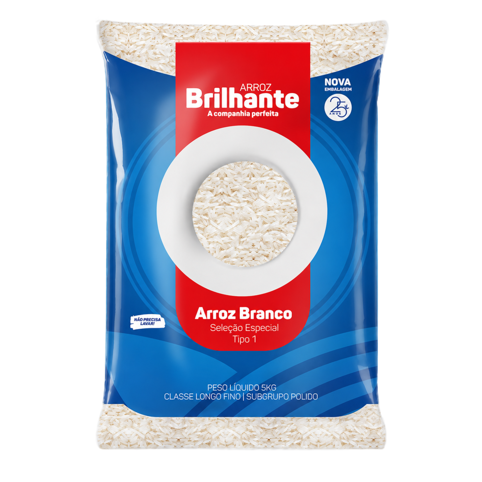 Arroz Tipo 1 Brilhante 05kg