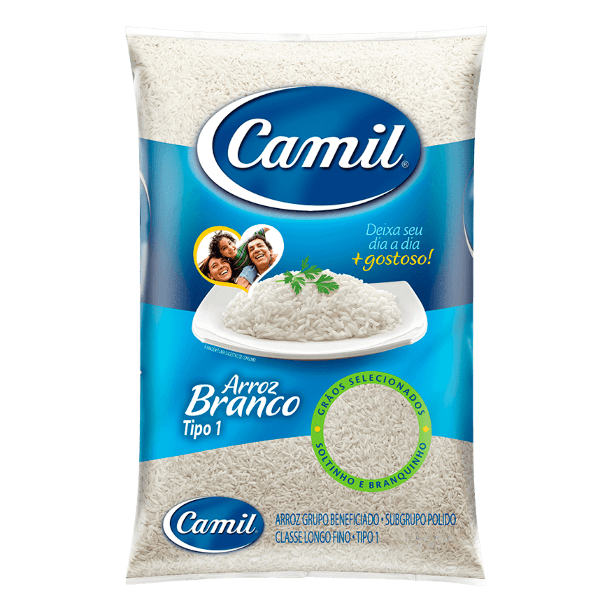 Arroz Tipo 1 Camil Branco 1kg