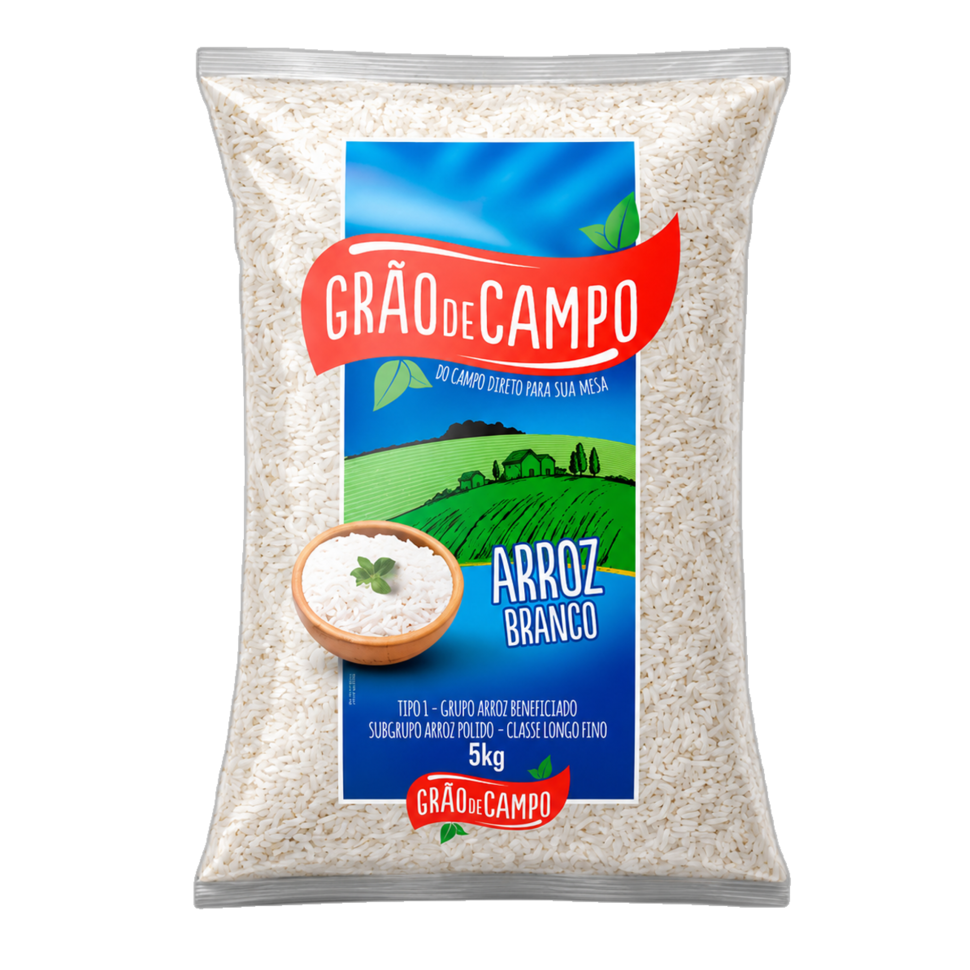 Arroz Tipo 1 Grão de Campo 5kg Arroz Tipo 1 Grão de Campo 5kg