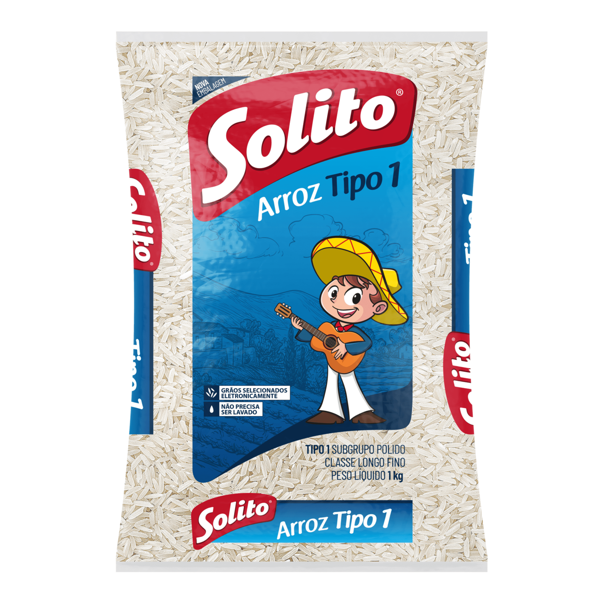 Arroz Tipo 1 Solito Branco 1kg