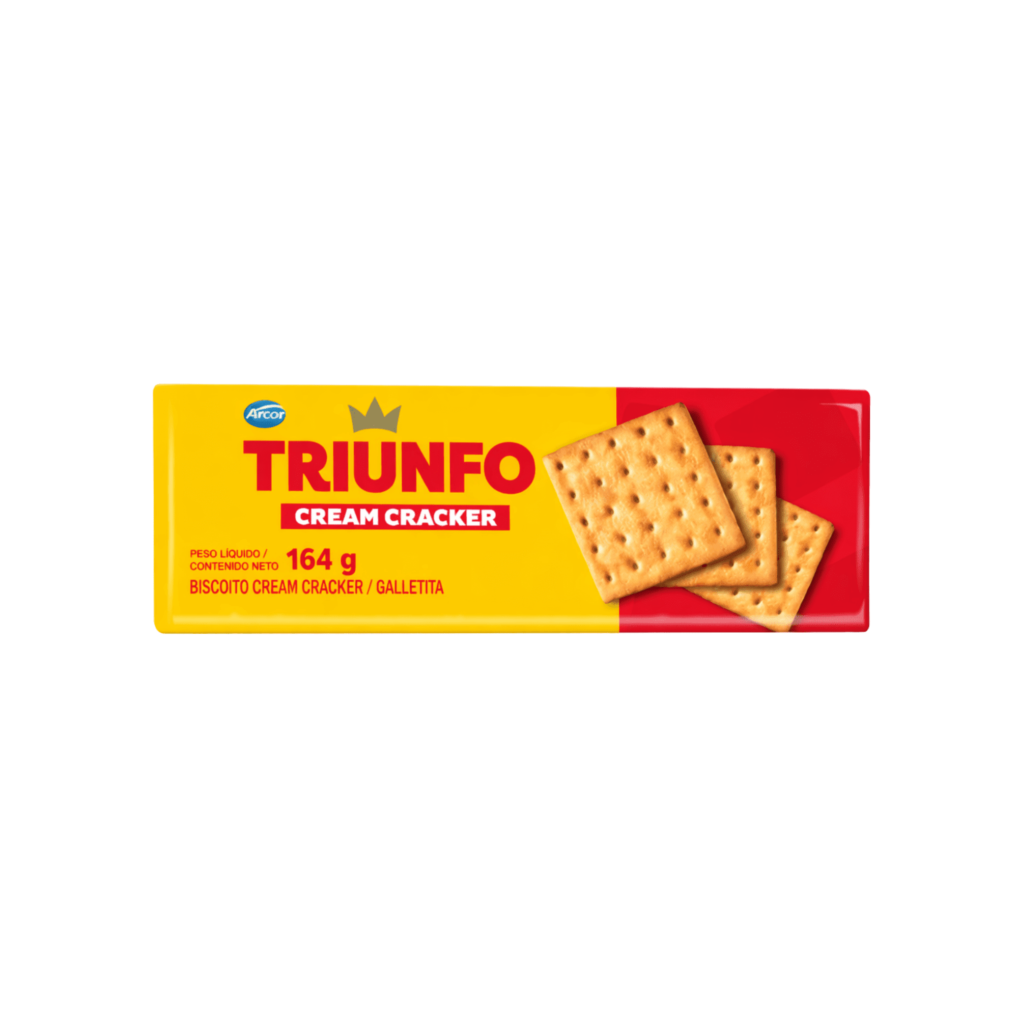 Biscoito Cream Cracker Triunfo 164g Biscoito Cream Cracker Triunfo 164g