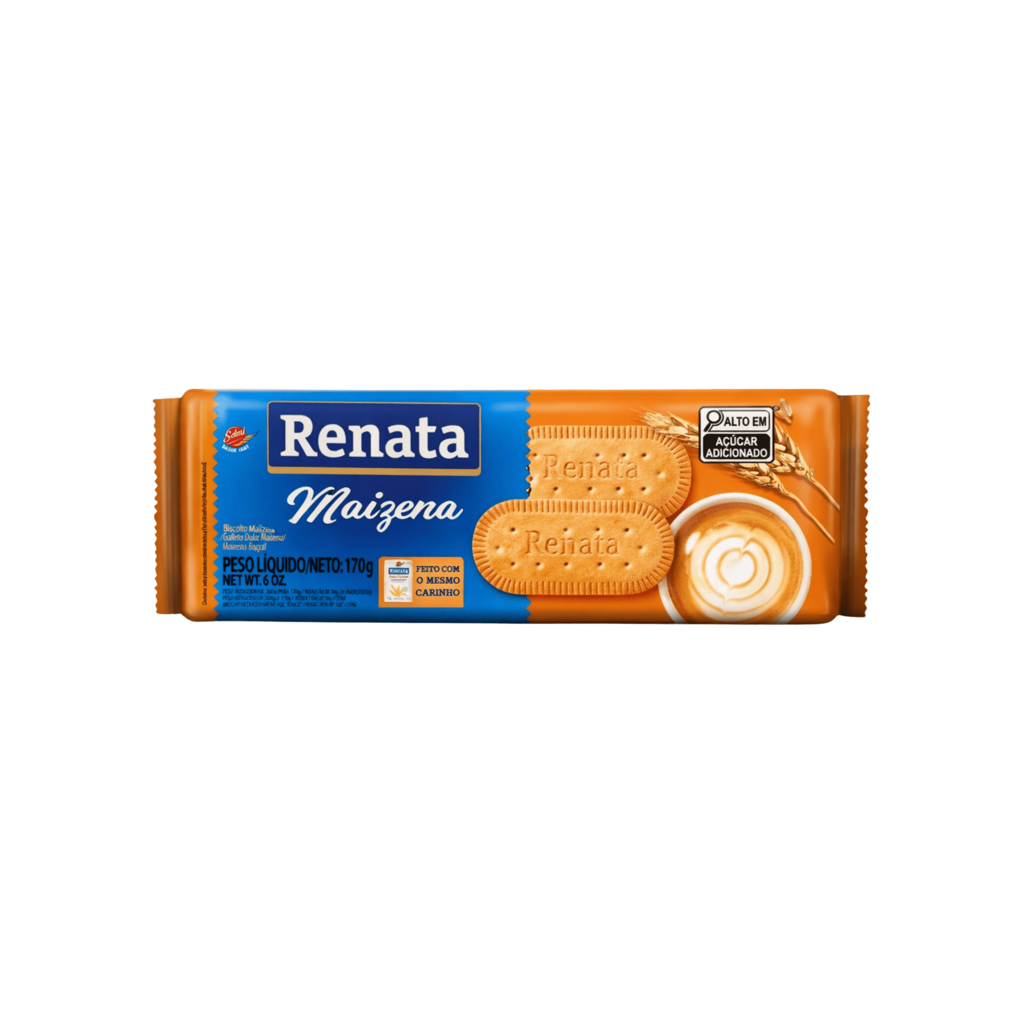 Biscoito Maizena Renata Tradicional 170g Biscoito Maizena Renata Tradicional 170g