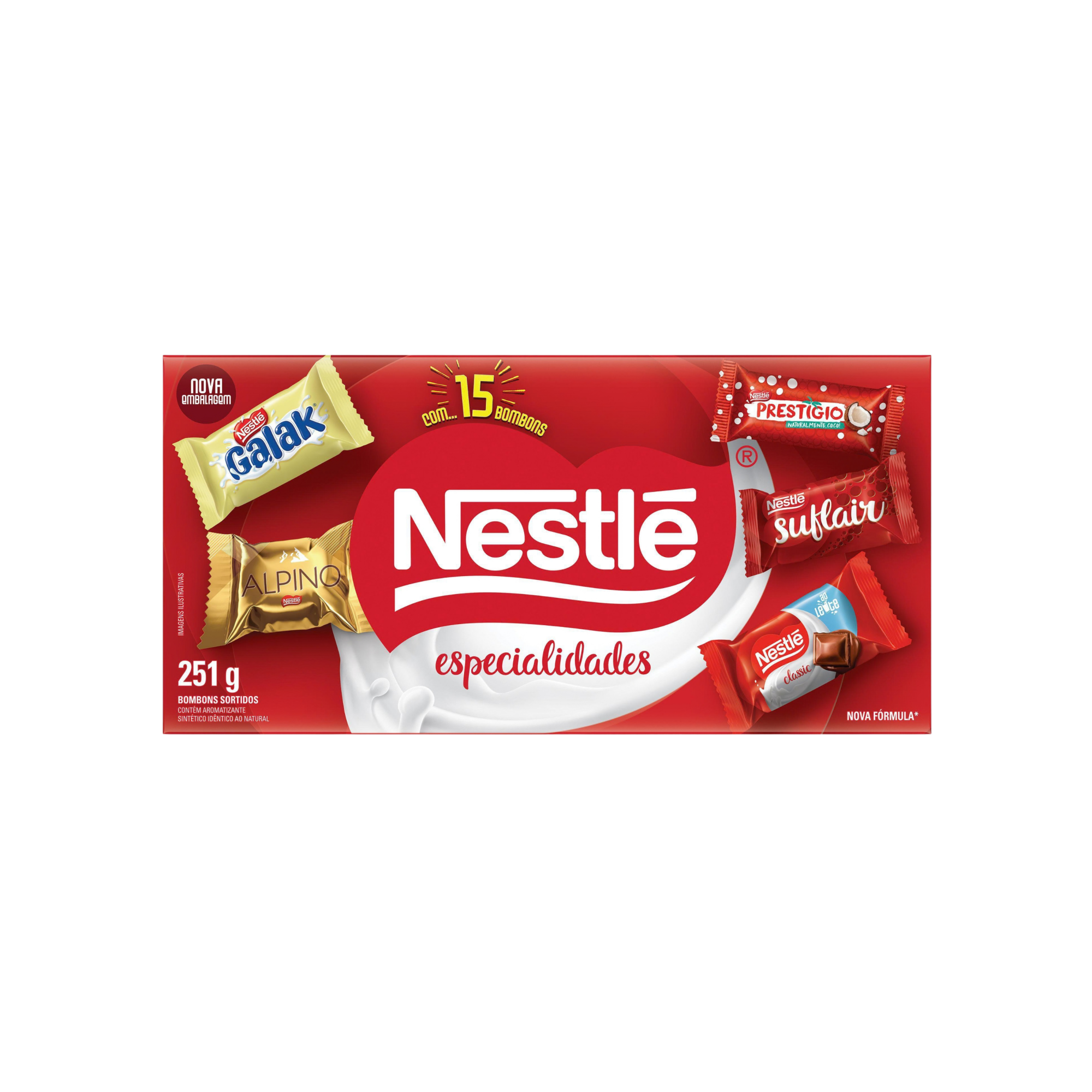 Bombom Sortido Nestlé 251g