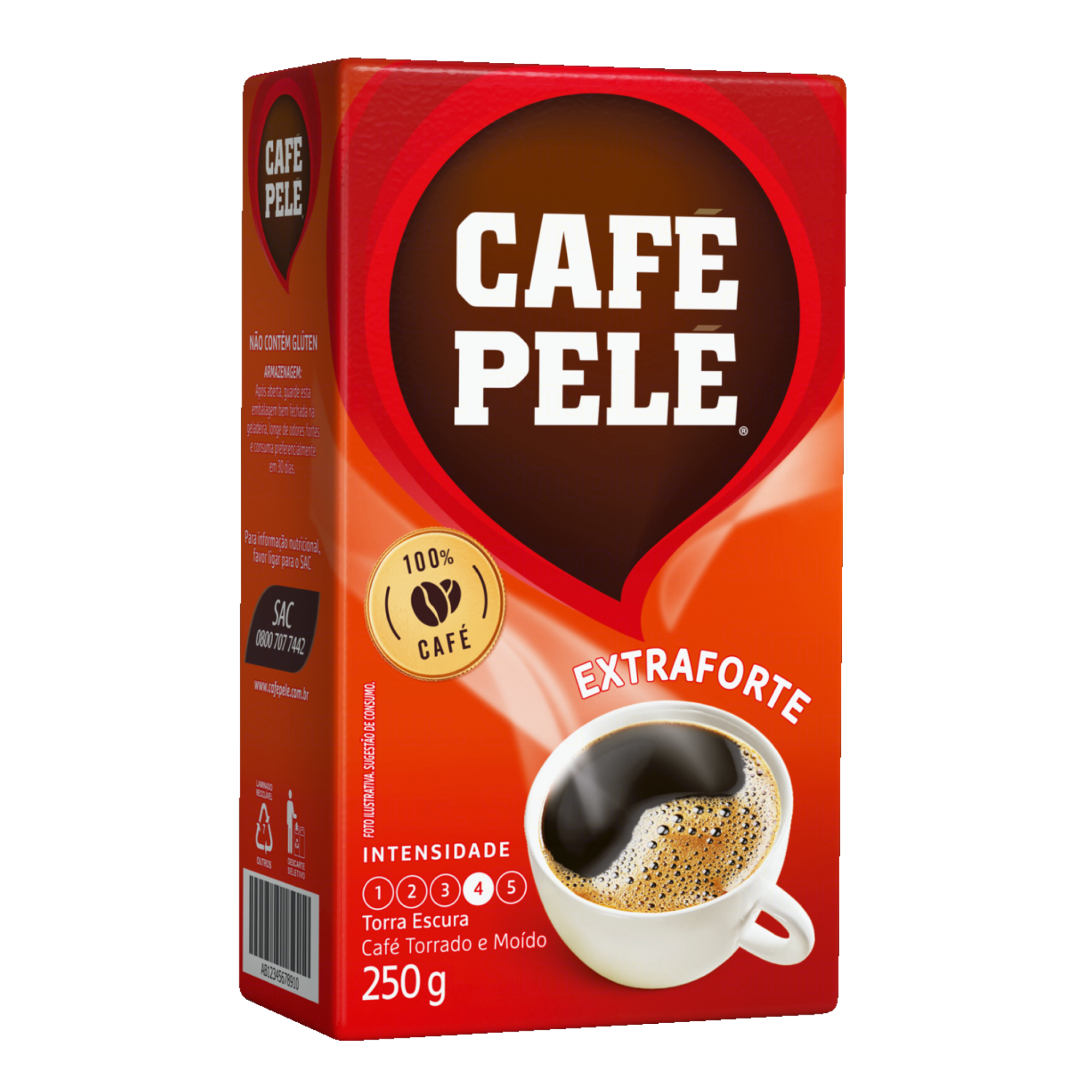 Café Torrado Moído a Vácuo Pele 250g Café Torrado Moído a Vácuo Pele 250g