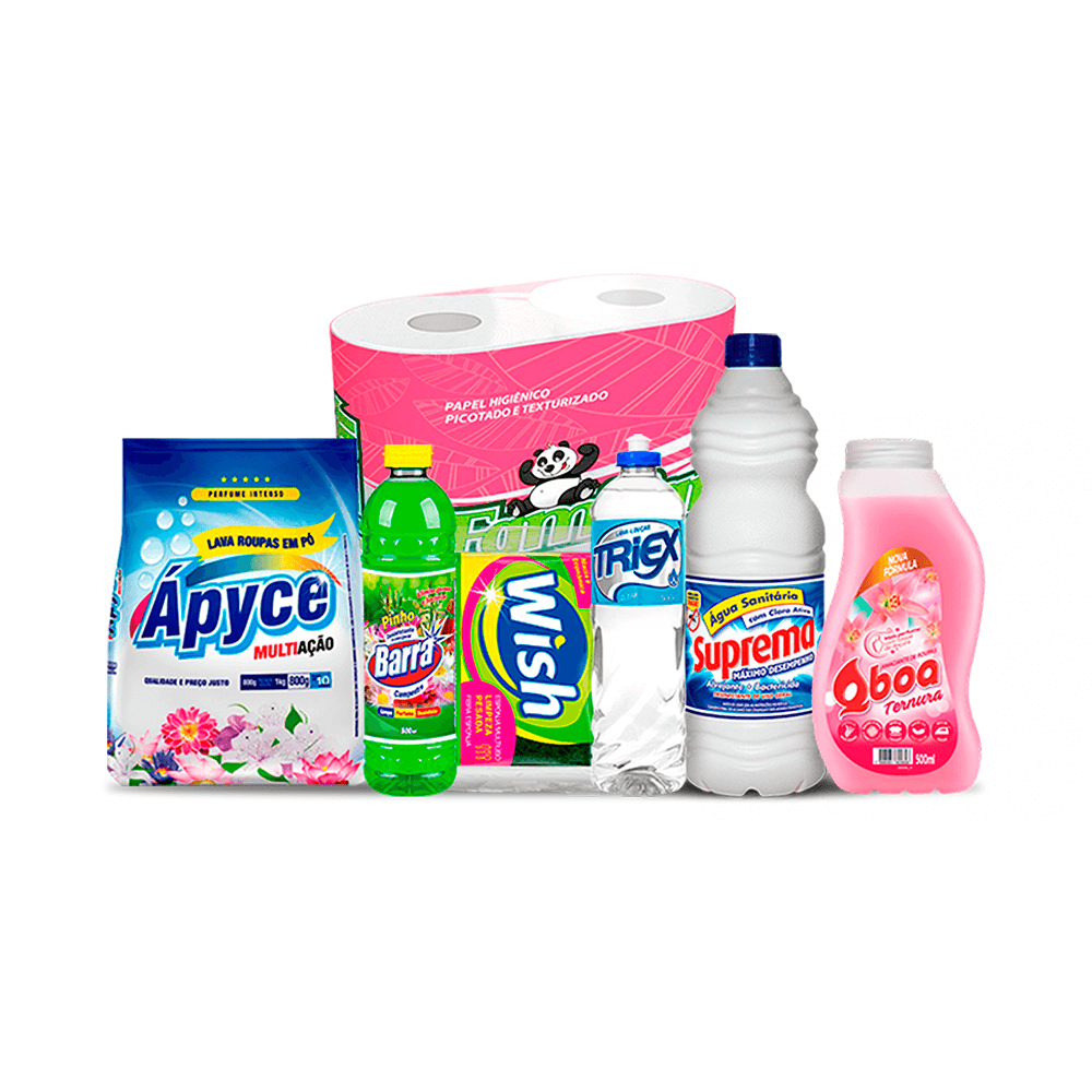 Cesta Básica Casa Limpa 1 - 07 itens Cesta Básica Casa Limpa 1 - 07 itens