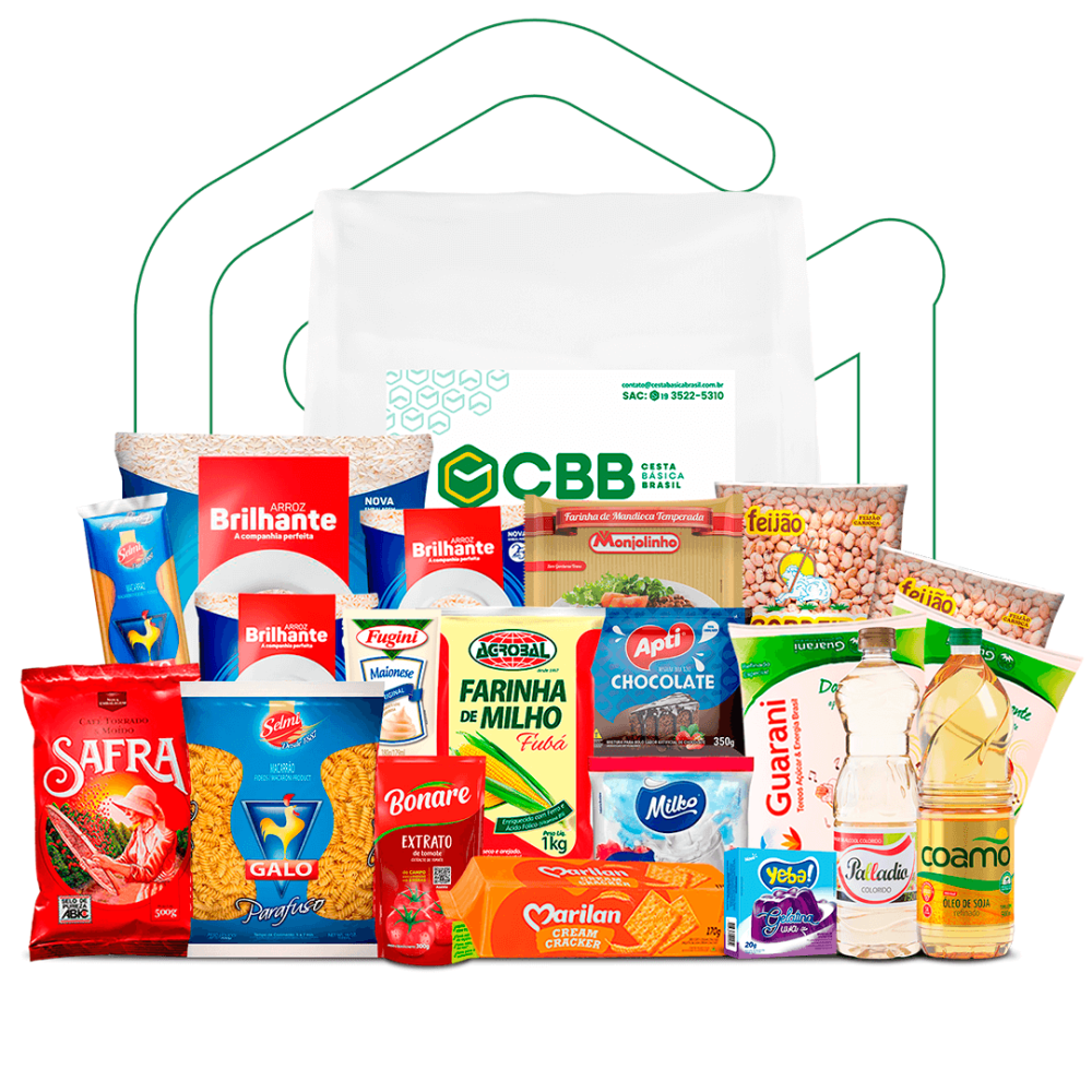 Cesta Básica Sindicato Panificadoras - 20 itens Cesta Básica Sindicato Panificadoras - 20 itens