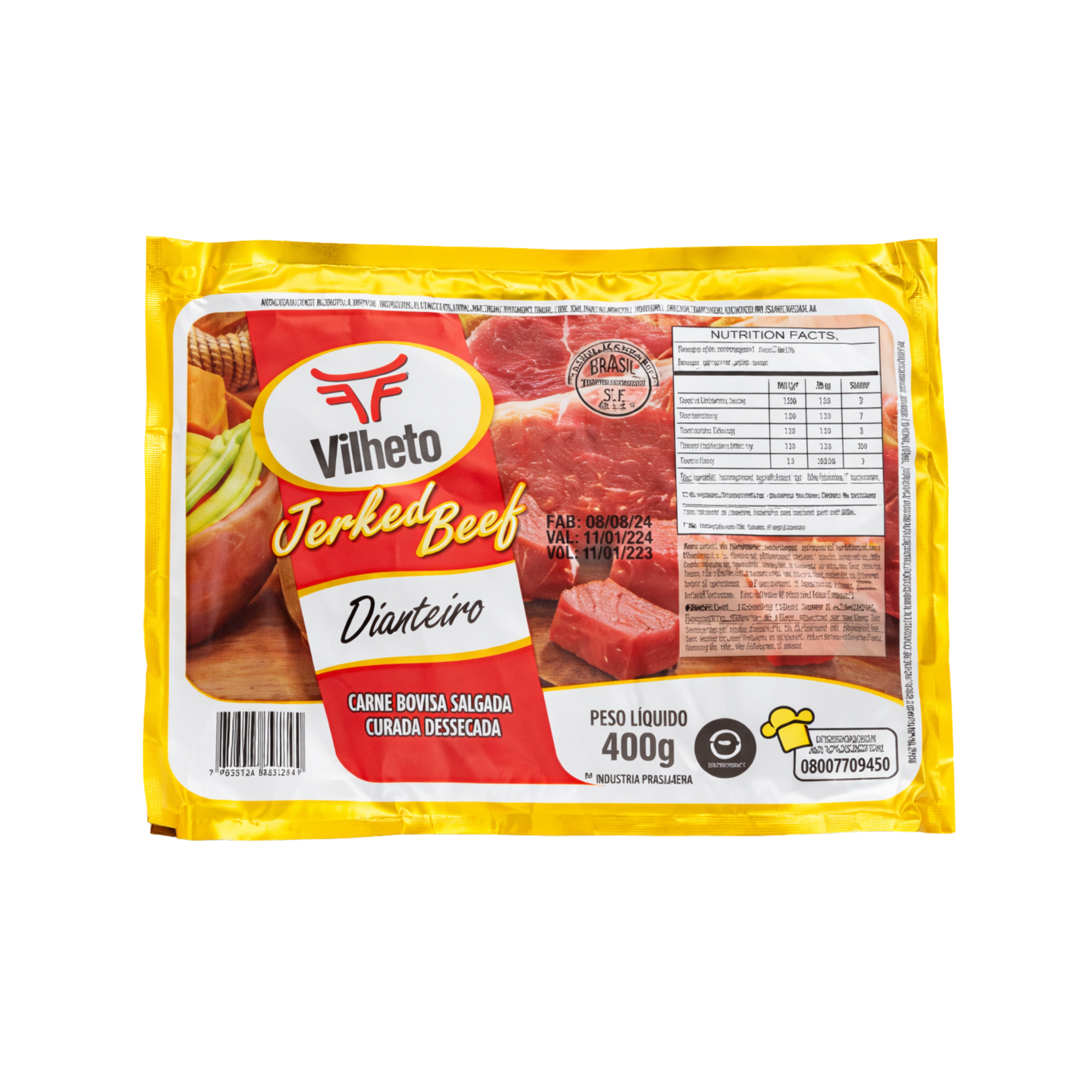 Charque Dianteiro Vilheto 400g