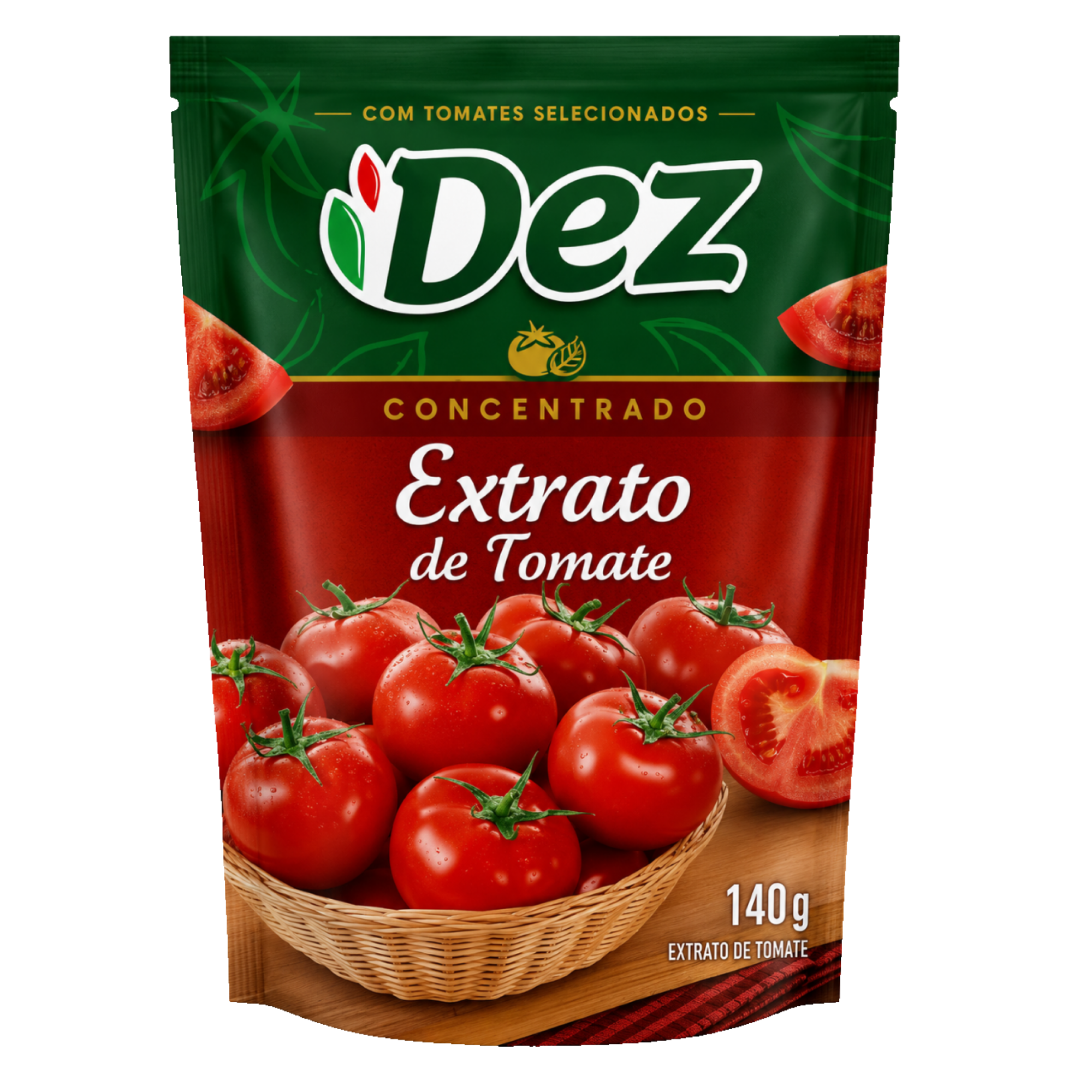 Extrato de Tomate Dez 140g Extrato de Tomate Dez 140g