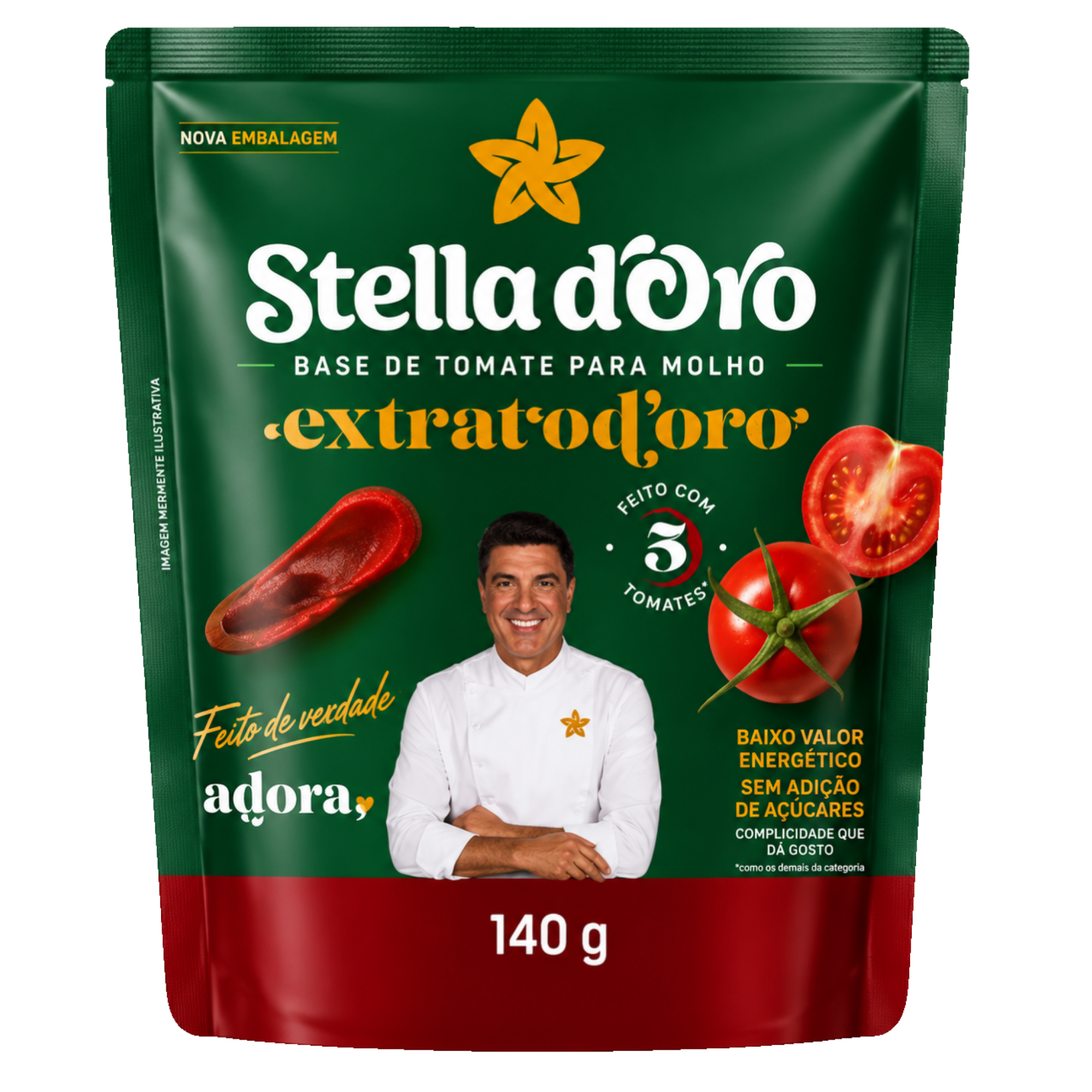 Extrato de Tomate Stella Doro 140g Extrato de Tomate Stella Doro 140g