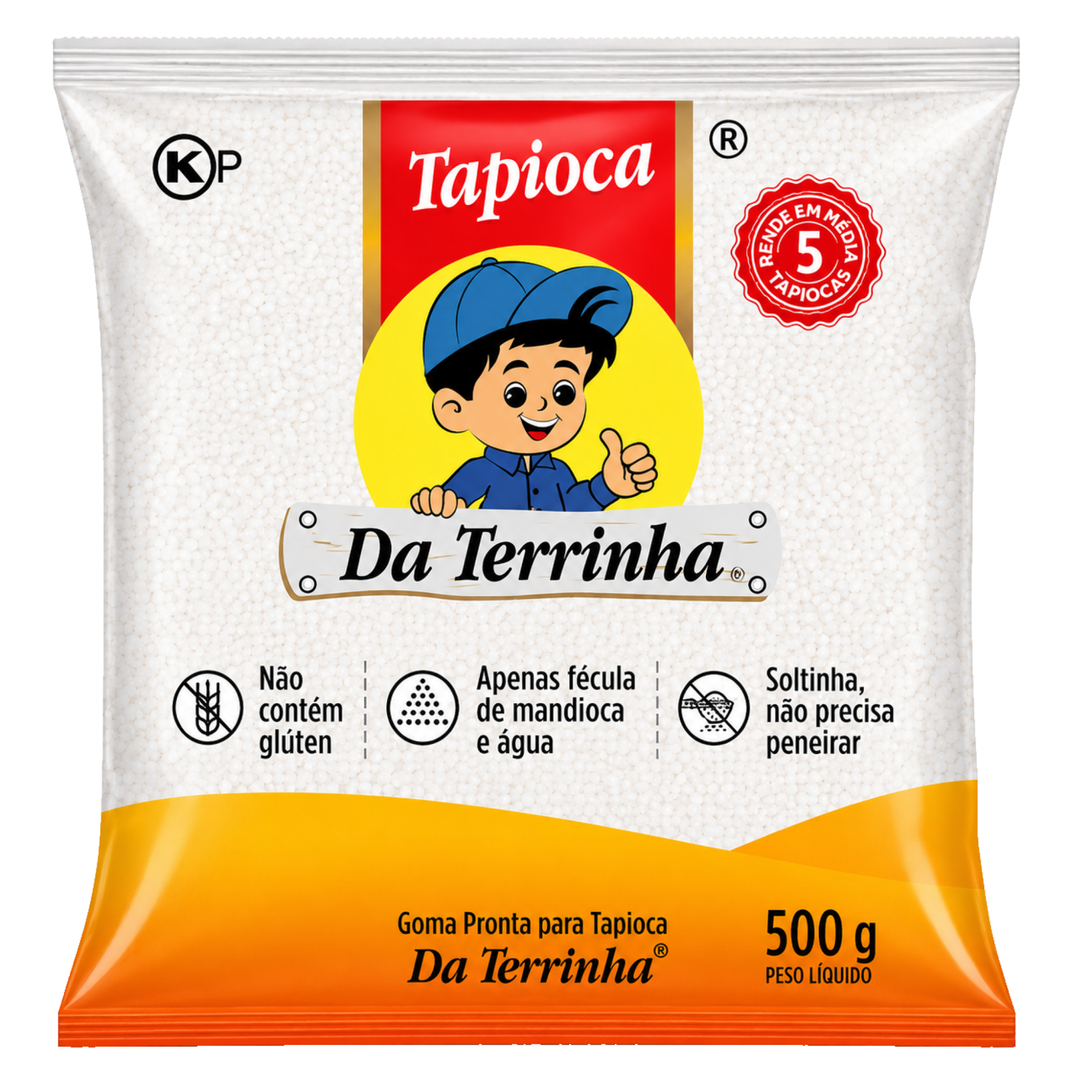Farinha de tapioca Da Terrinha de 500g Farinha de tapioca Da Terrinha de 500g