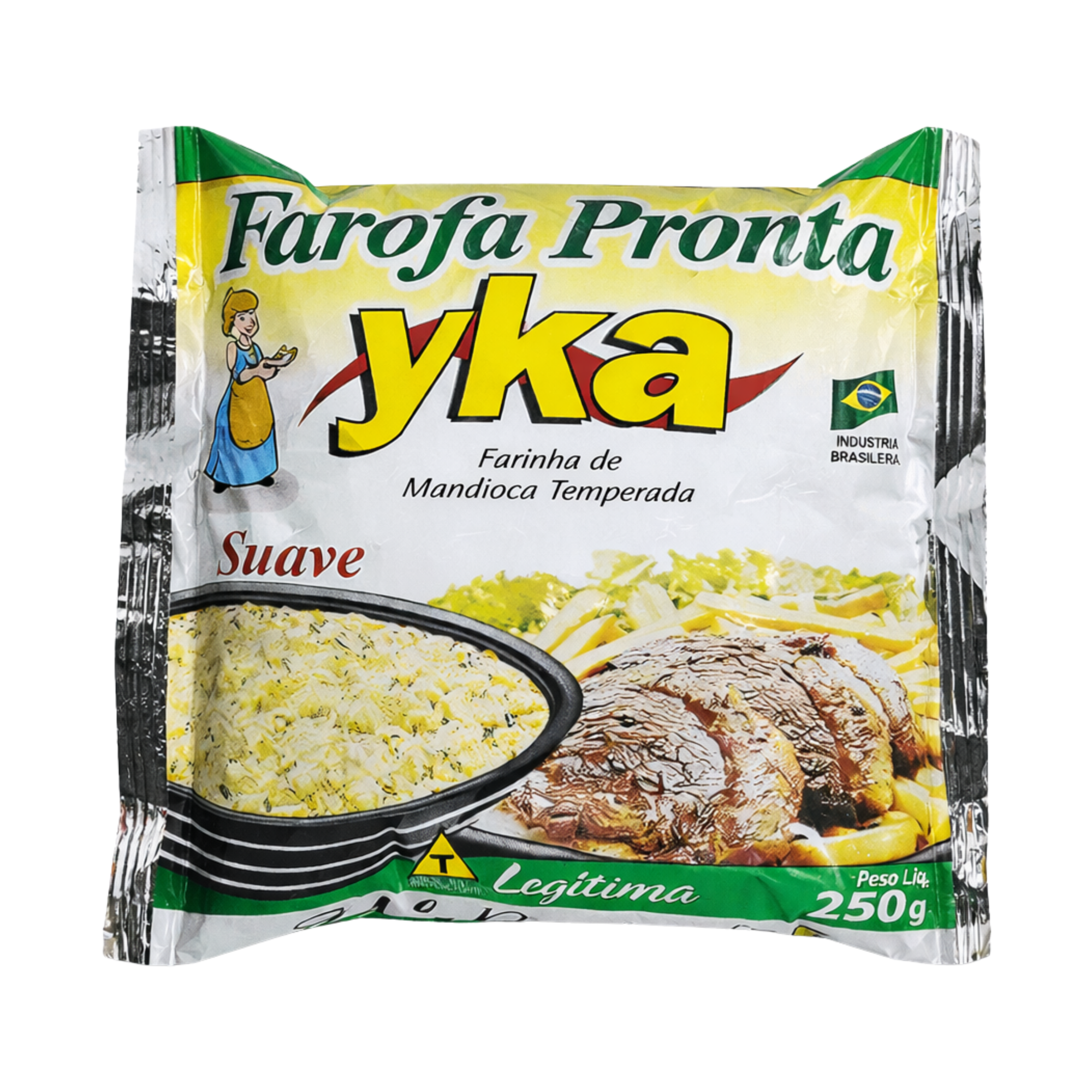 Farofa de Mandioca Tradicional Yka 250g Farofa de Mandioca Tradicional Yka 250g