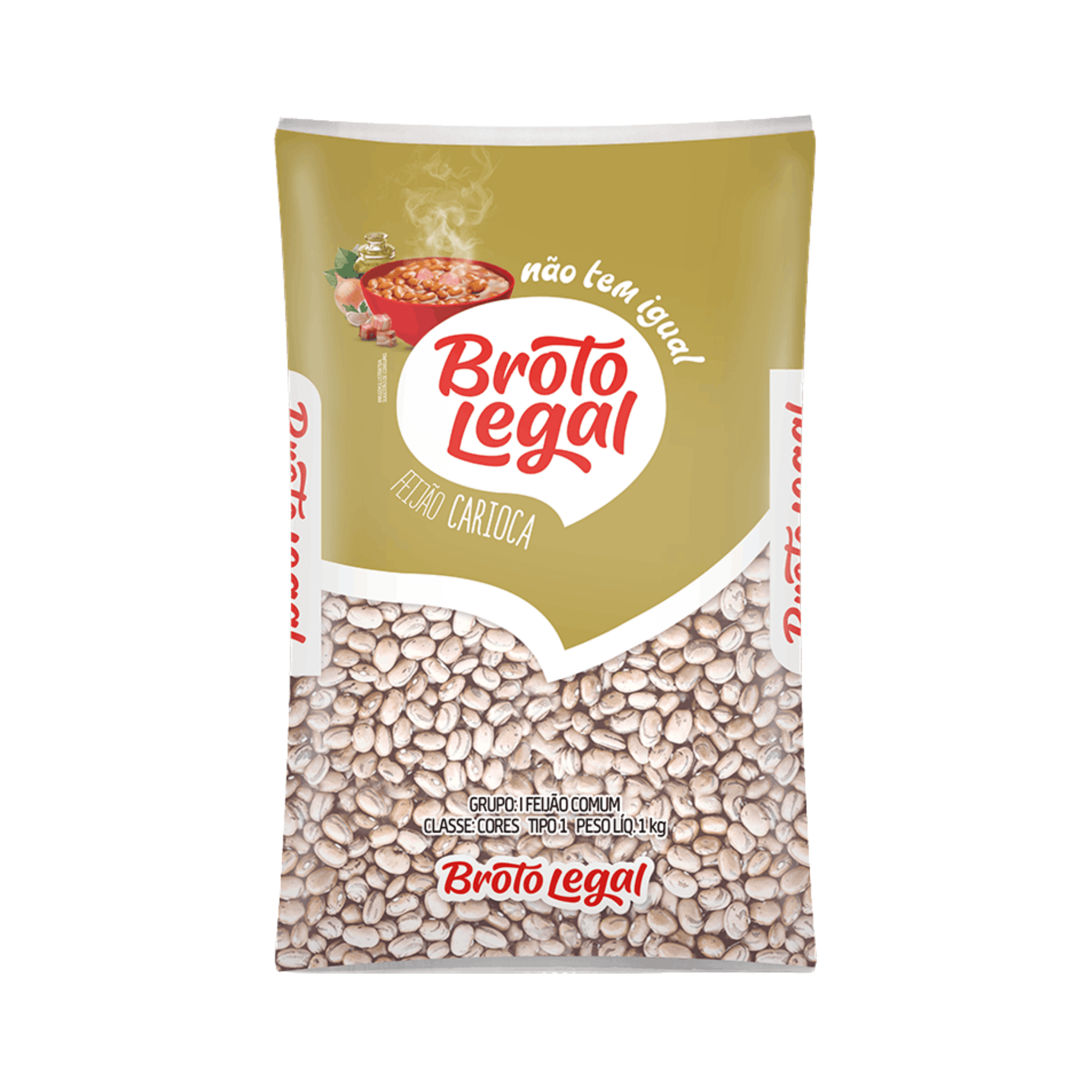 Feijão Carioca Tipo 1 Broto Legal 1kg Feijão Carioca Tipo 1 Broto Legal 1kg