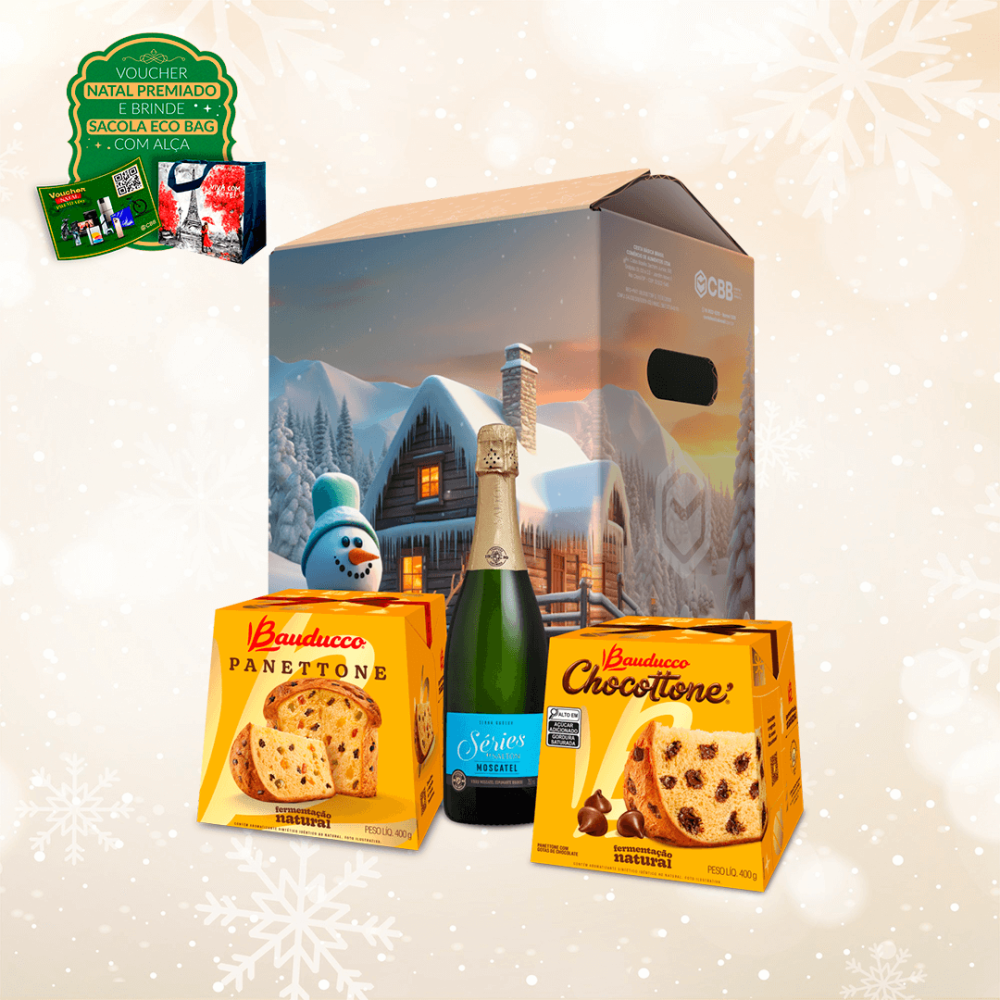 Kit presente de natal - Cesta de natal