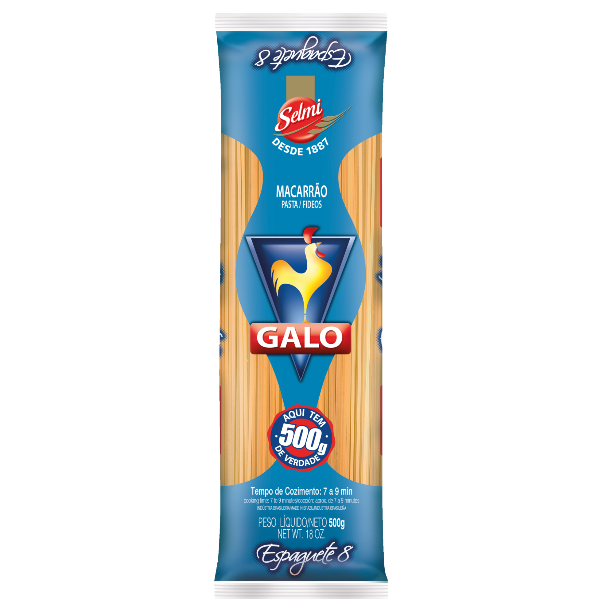 Macarrao Galo Semola Espaguete 500g Macarrao Galo Semola Espaguete 500g