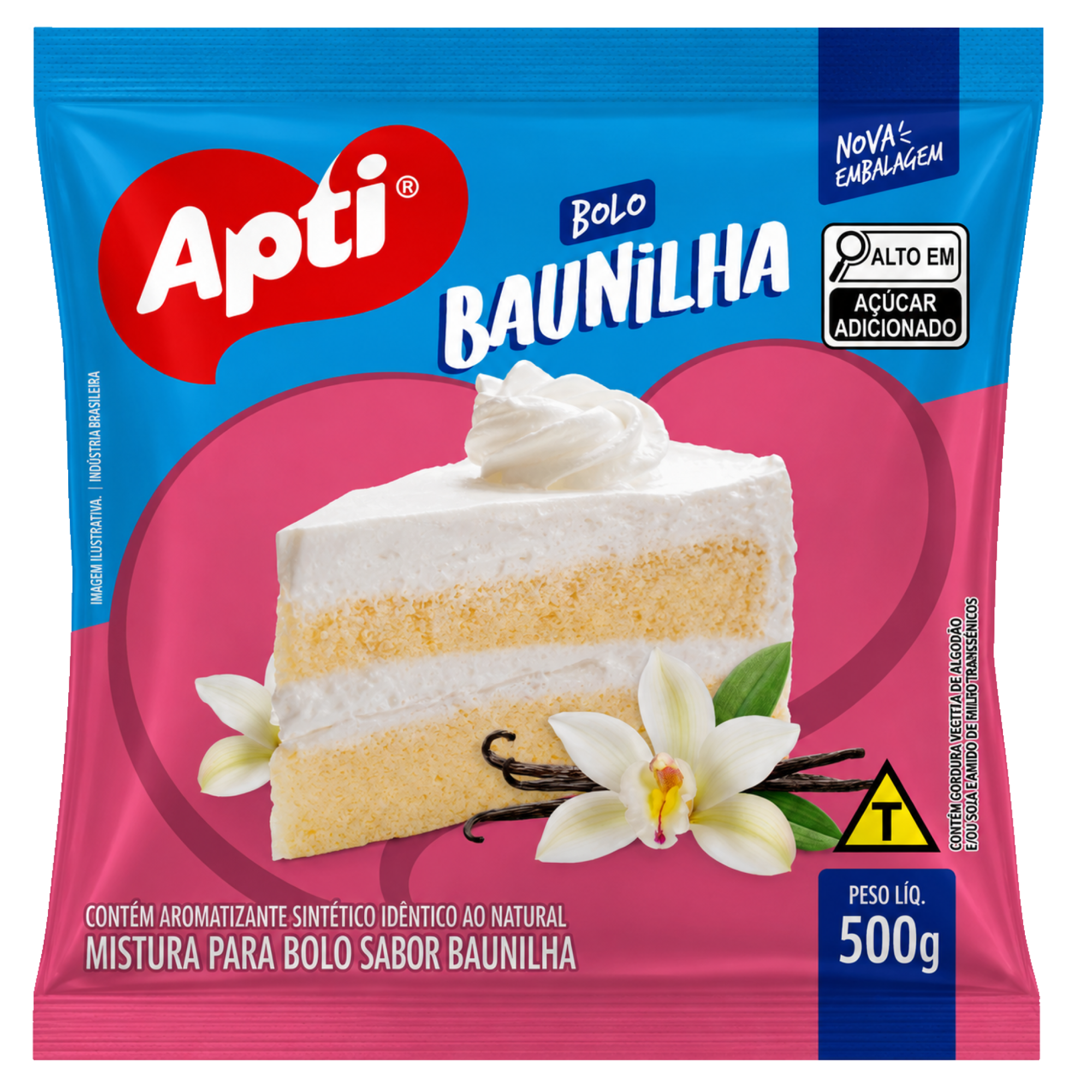 Mistura para Bolo Baunilha Apti 350g
