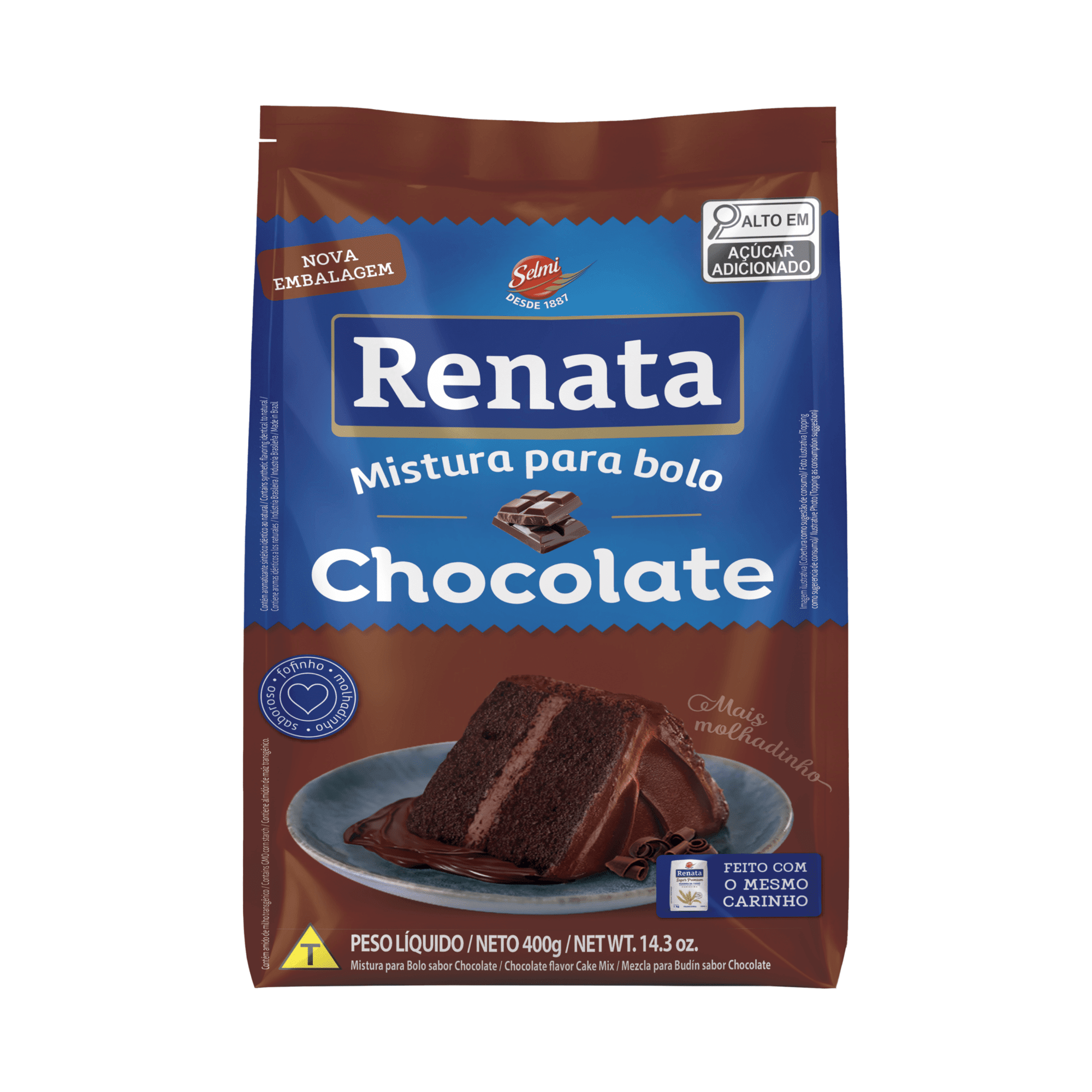 Mistura para Bolo Chocolate Renata 400g