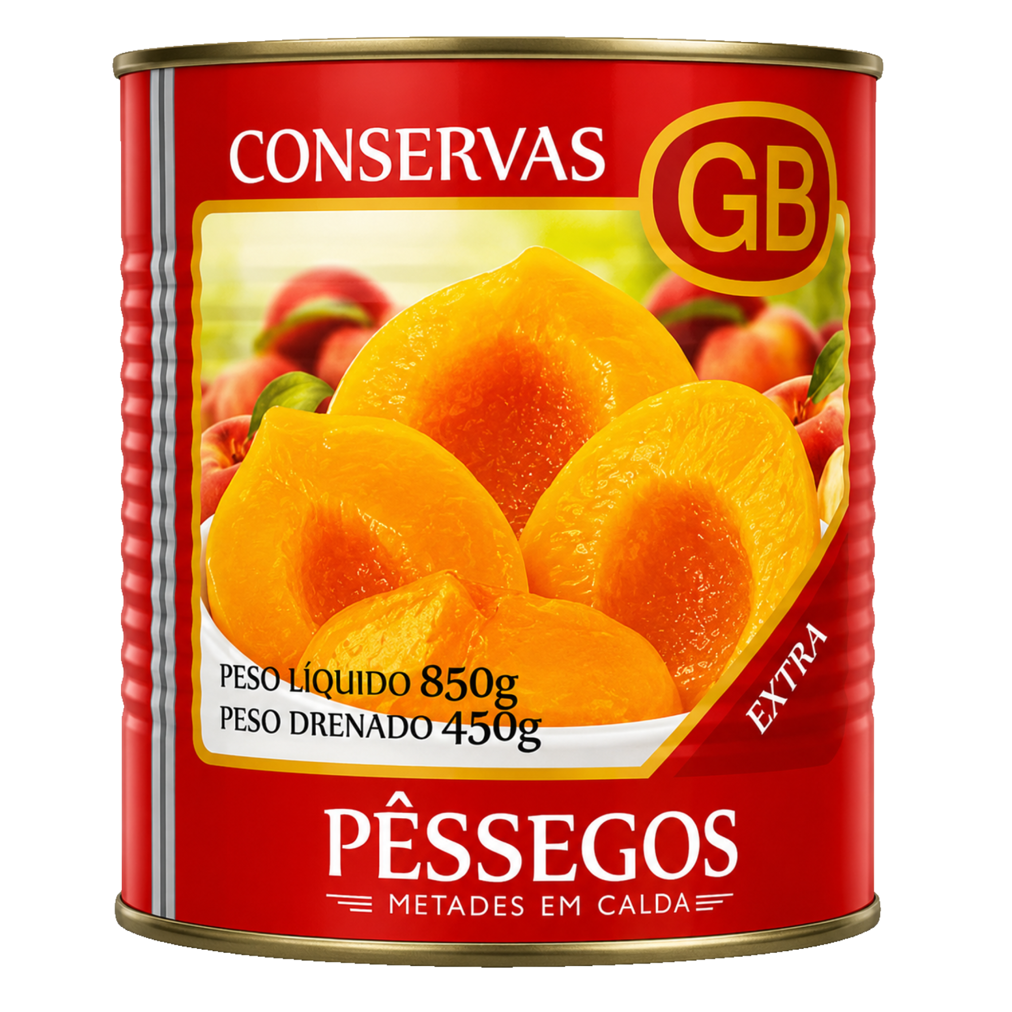 Pessego em Calda GB 450g Pessego em Calda GB 450g