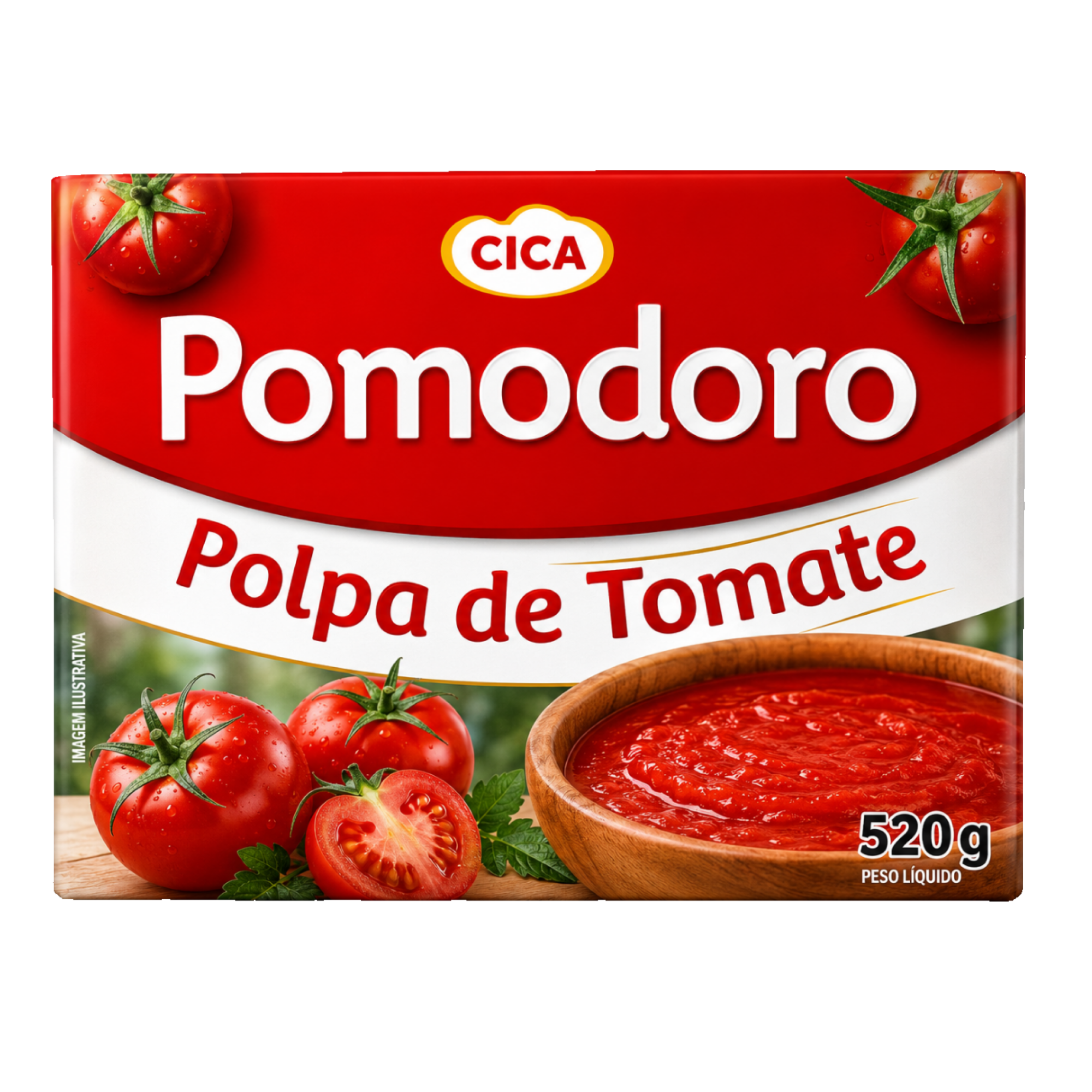 Polpa de Tomate Pomodoro 520g Polpa de Tomate Pomodoro 520g