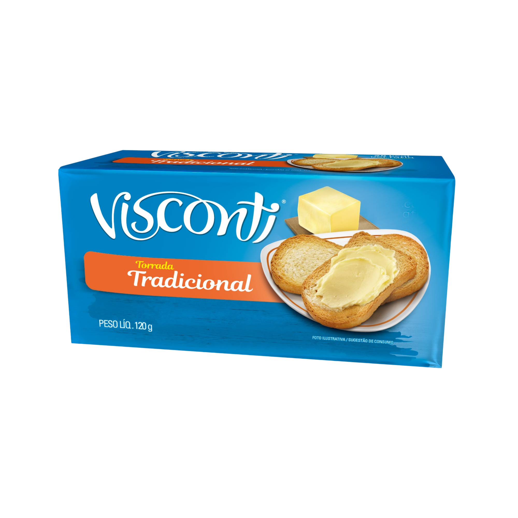 Torrada Salgada Tradicional Visconti 120g Torrada Salgada Tradicional Visconti 120g