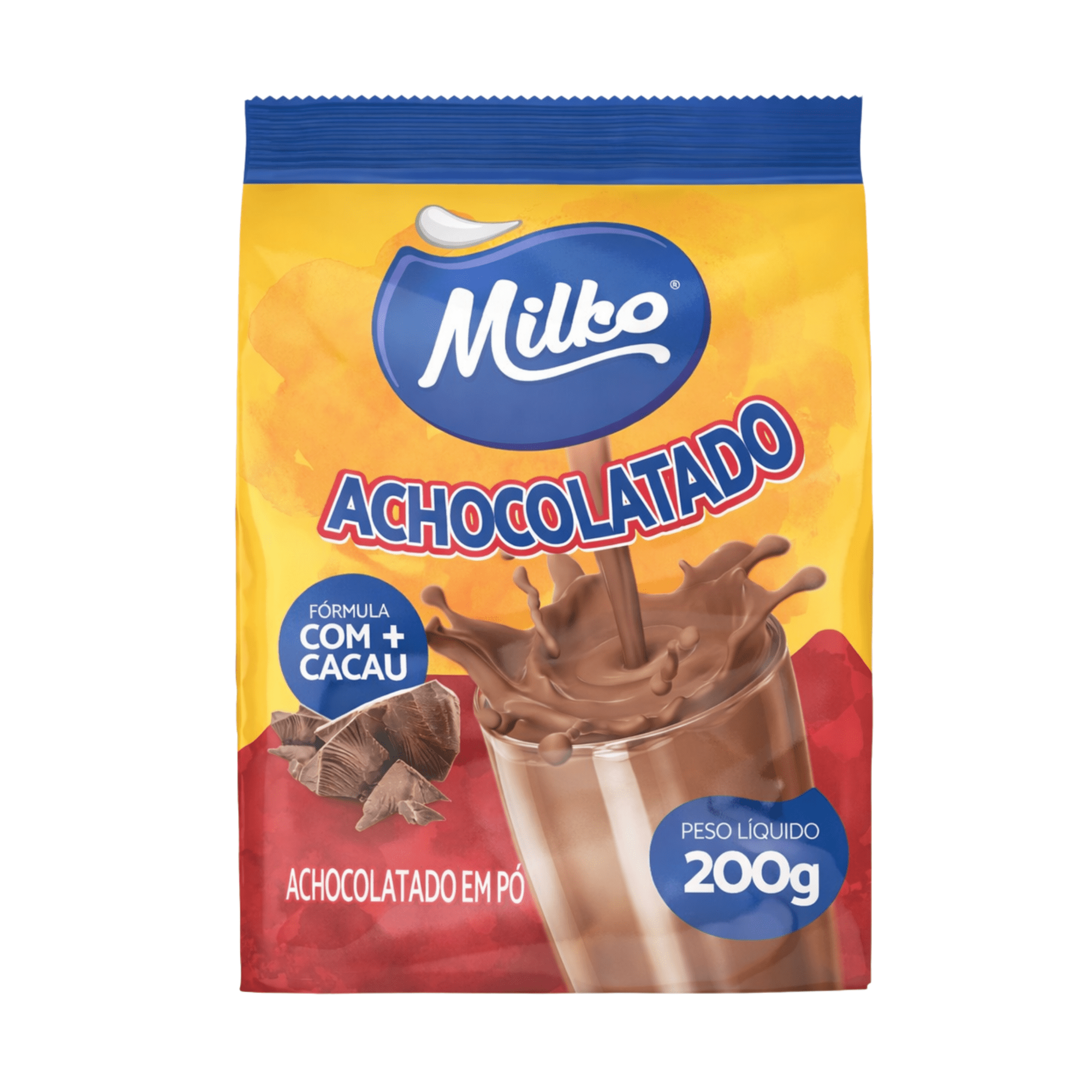 Achocolatado em Pó Milko Instantâneo 200g