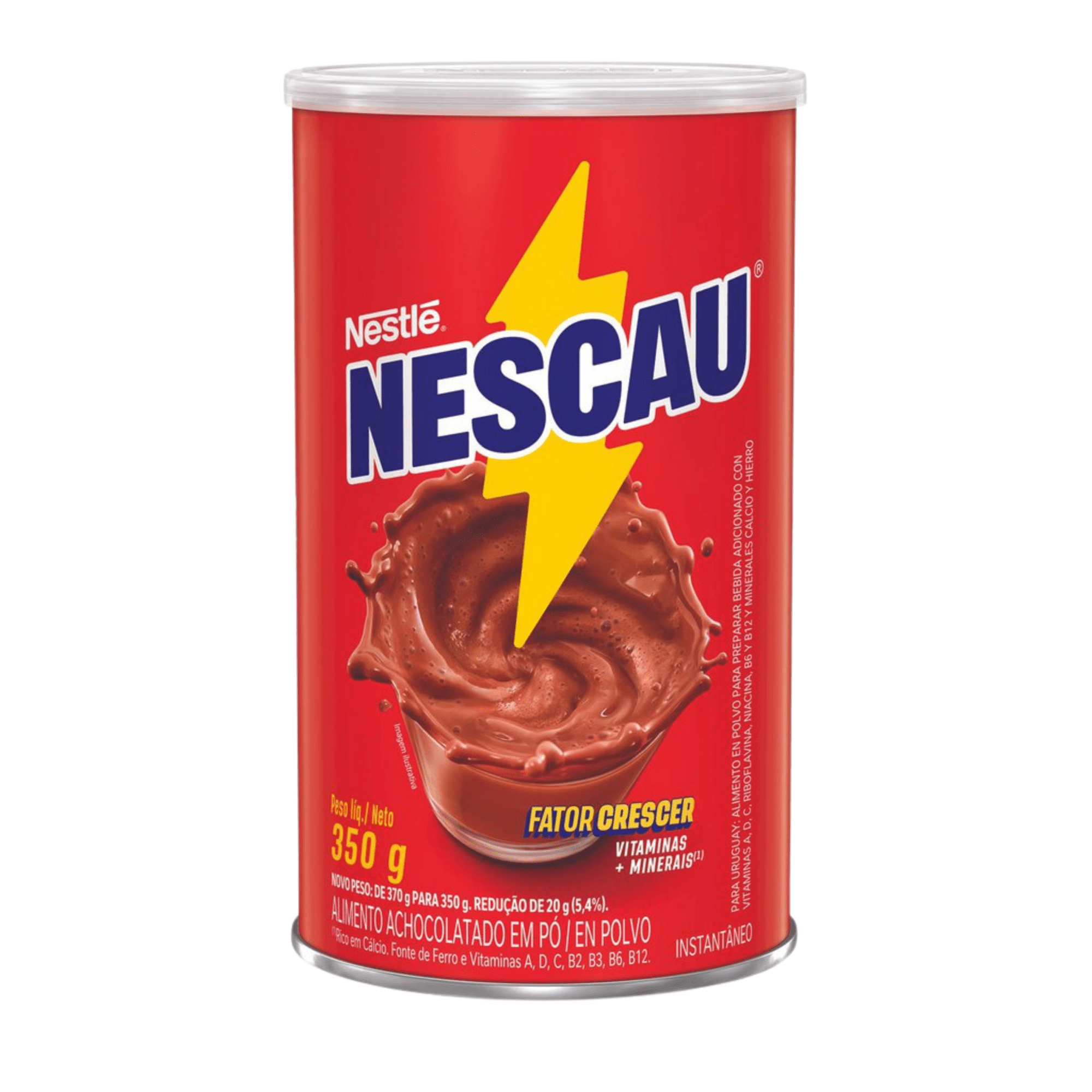 Achocolatado em Pó Nescau Nestlé Instantâneo Sabor Chocolate 350g