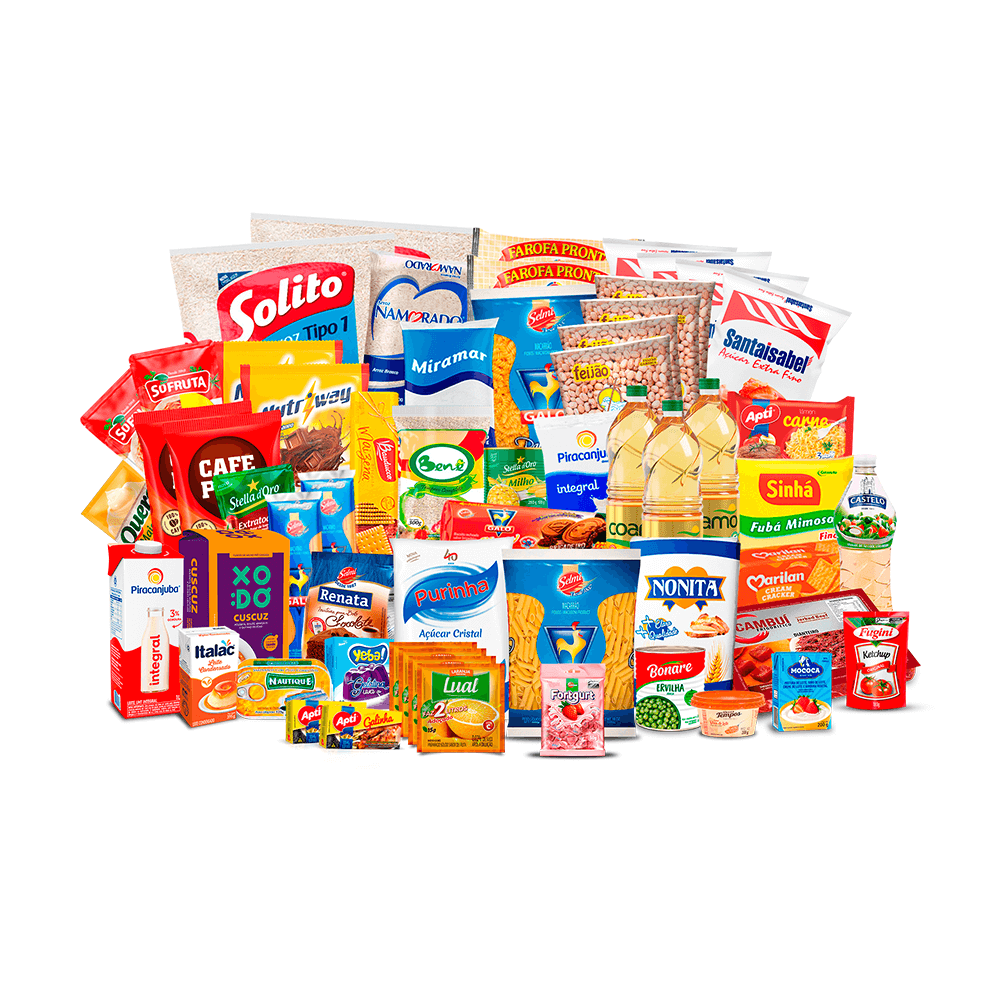 Cesta Básica Essencial 10 - 58 itens