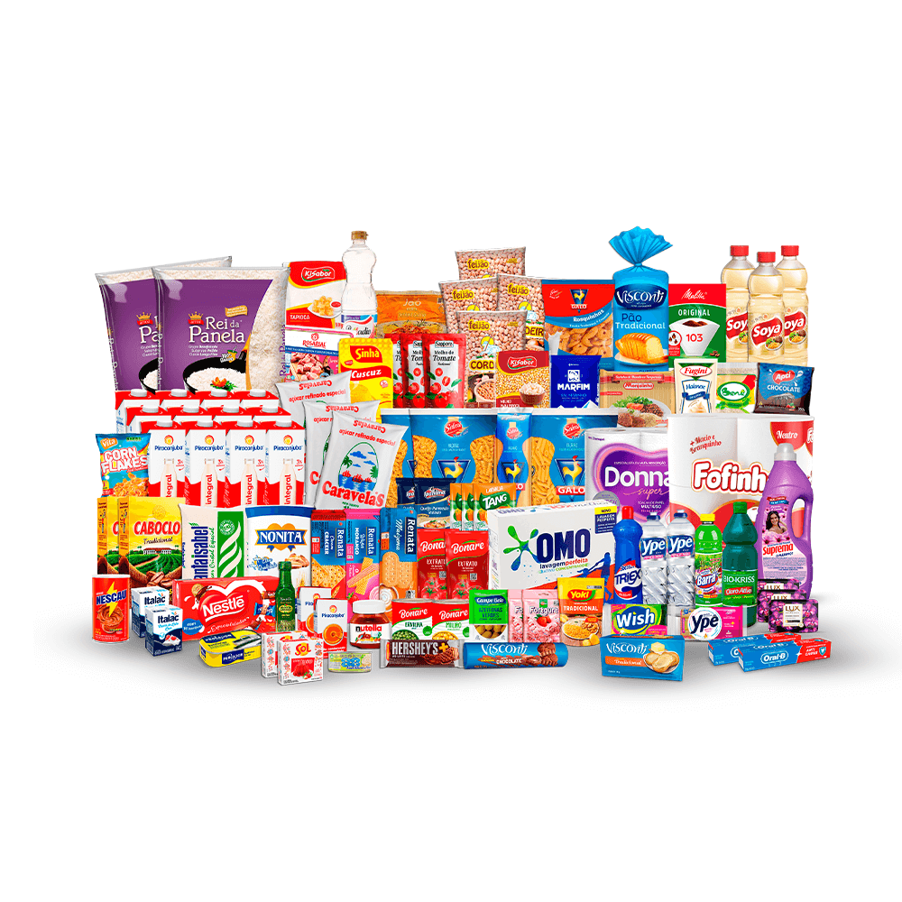 Cesta Básica Essencial Família - 106 itens Cesta Básica Essencial Família - 106 itens