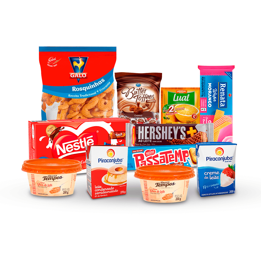 Cesta Básica Guloseimas - 11 itens Cesta Básica Guloseimas - 11 itens