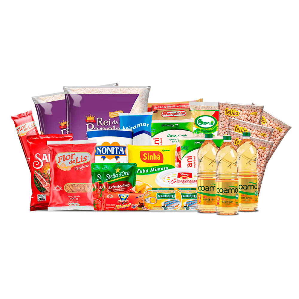 Cesta Básica Sindicato Construção Civil - 26 itens Cesta Básica Sindicato Construção Civil - 26 itens