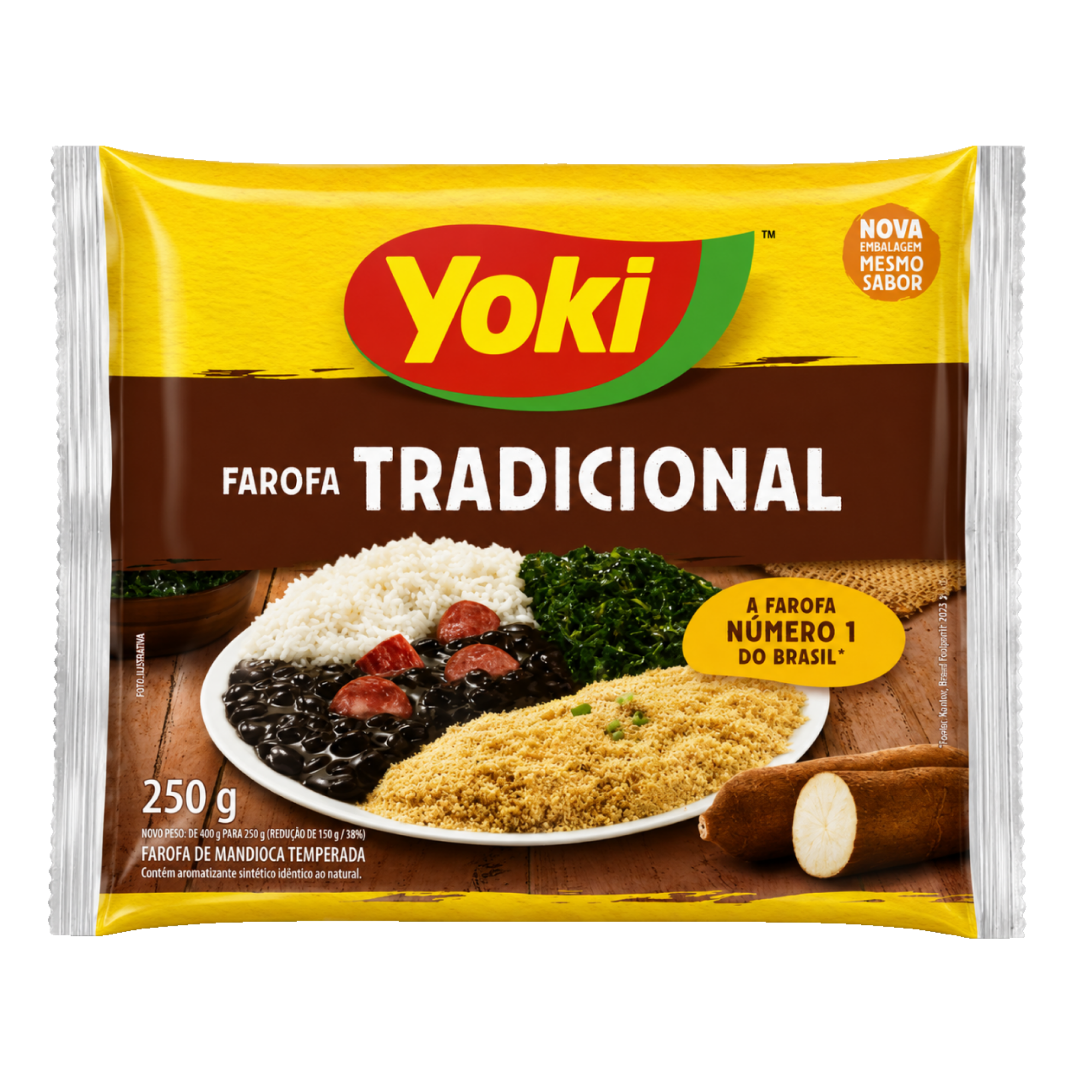Farofa Tradicional Mandioca Yoki 400g
