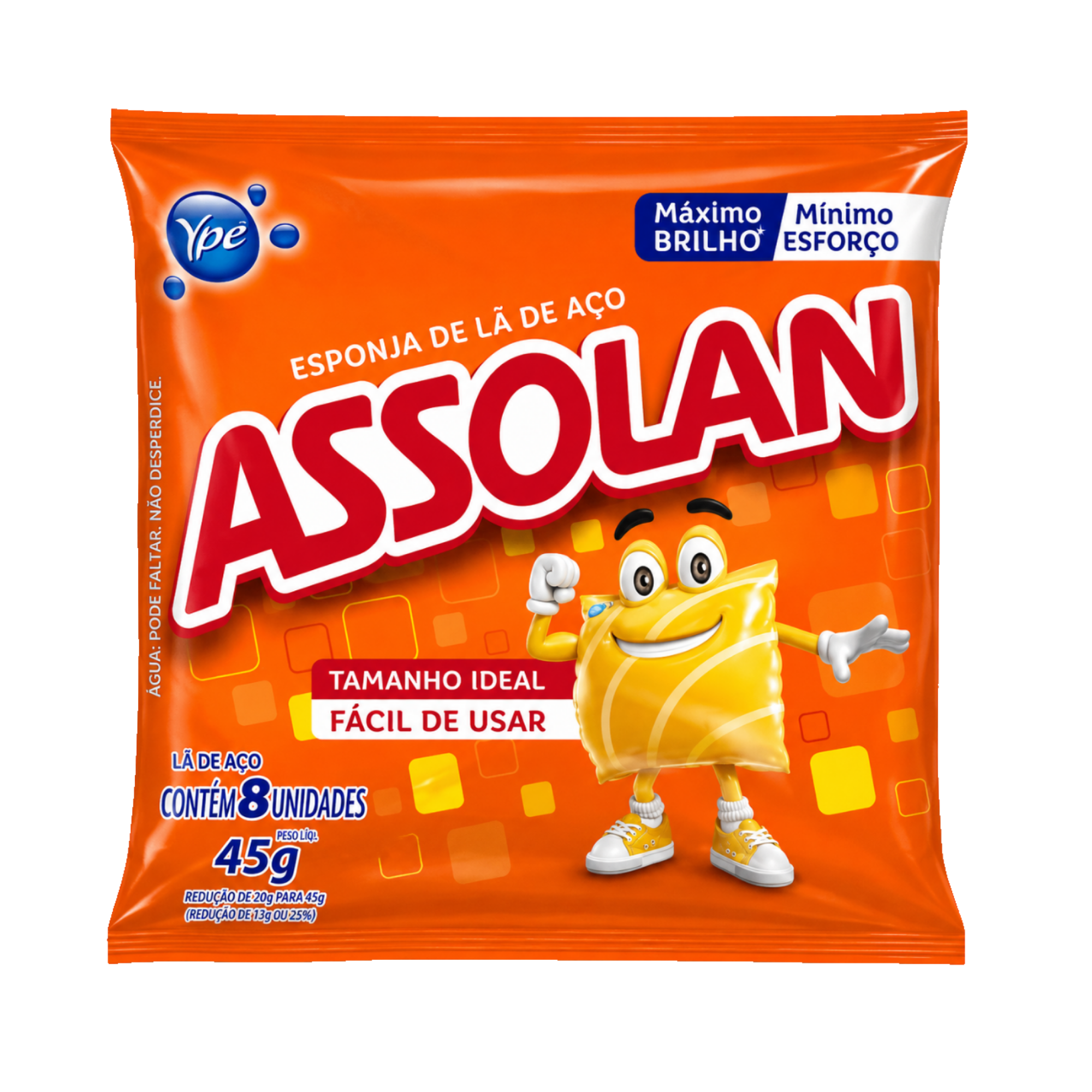 Lã de Aço Assolan Com 08 Unidades