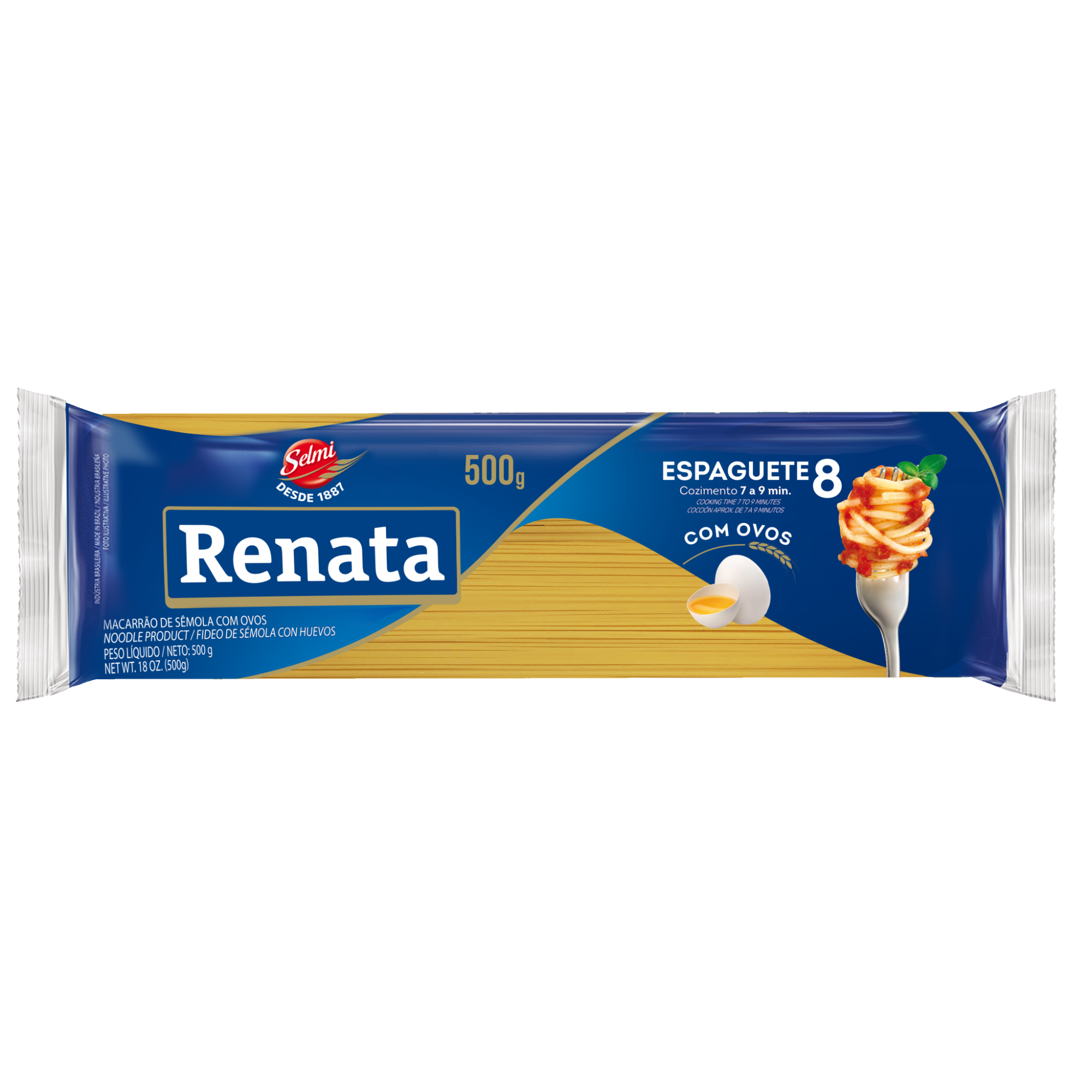 Macarrão com Ovos Renata Espaguete 500g