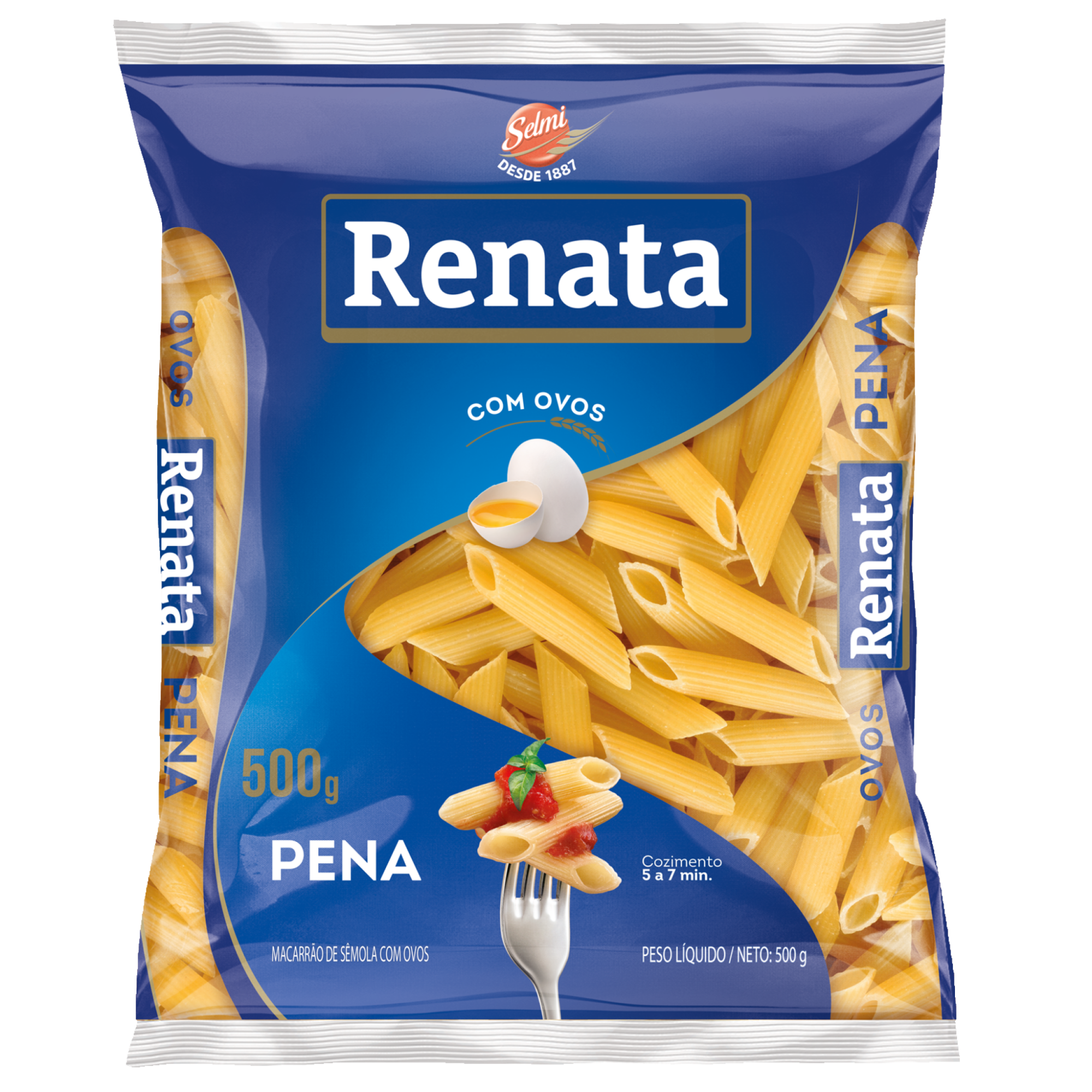 Macarrão com Ovos Renata Penne 500g