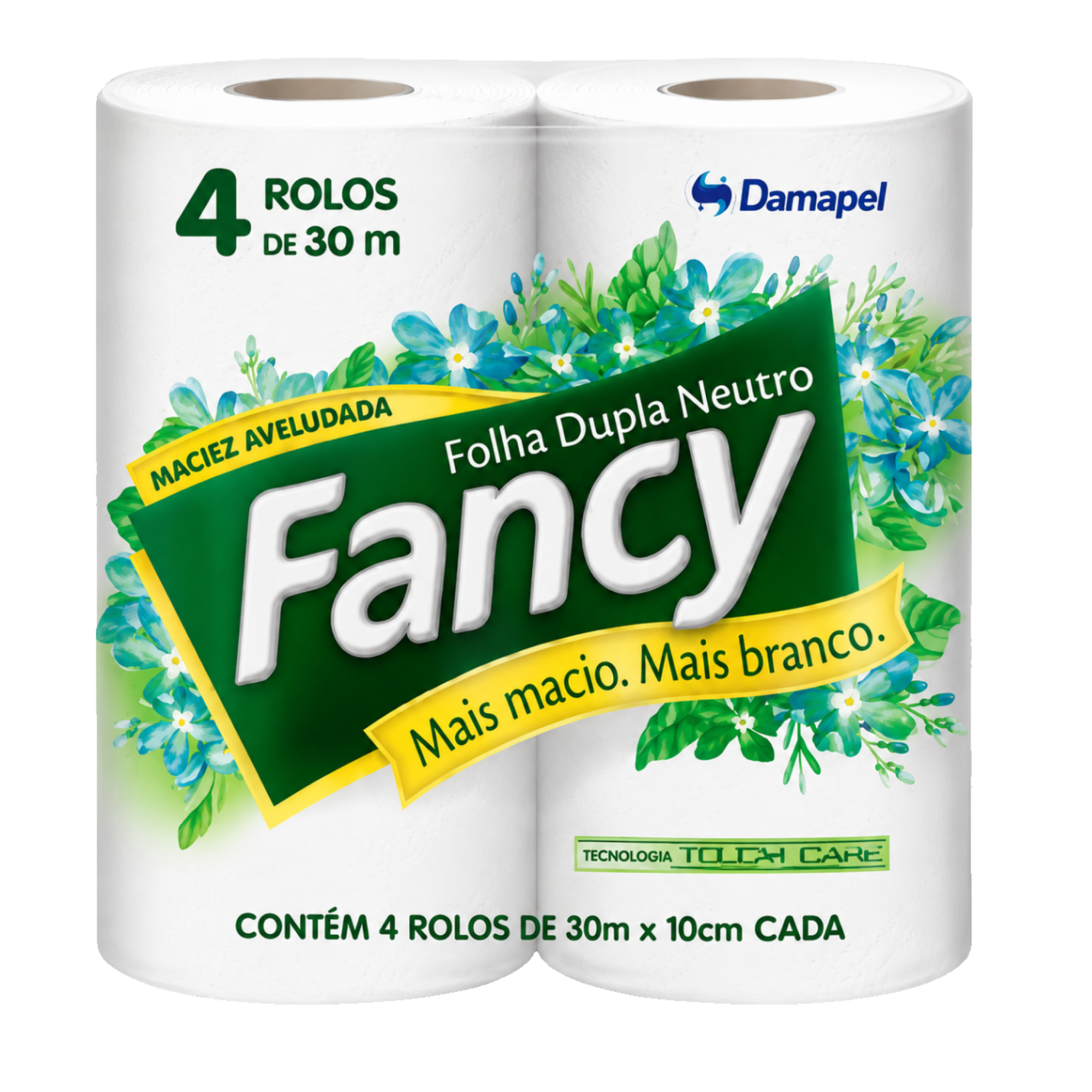 Papel Higiênico Fancy Folha Dupla 4 Unidades
